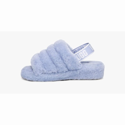 Chinelos UGG Fluff Yeah Mulher Ciano | PT-WRDLI